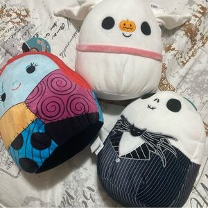 The Nightmare Before Christmas (Jack, Sally, Zero) Squishmallows Bundle - NWT!